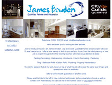 Tablet Screenshot of james-bowden.co.uk